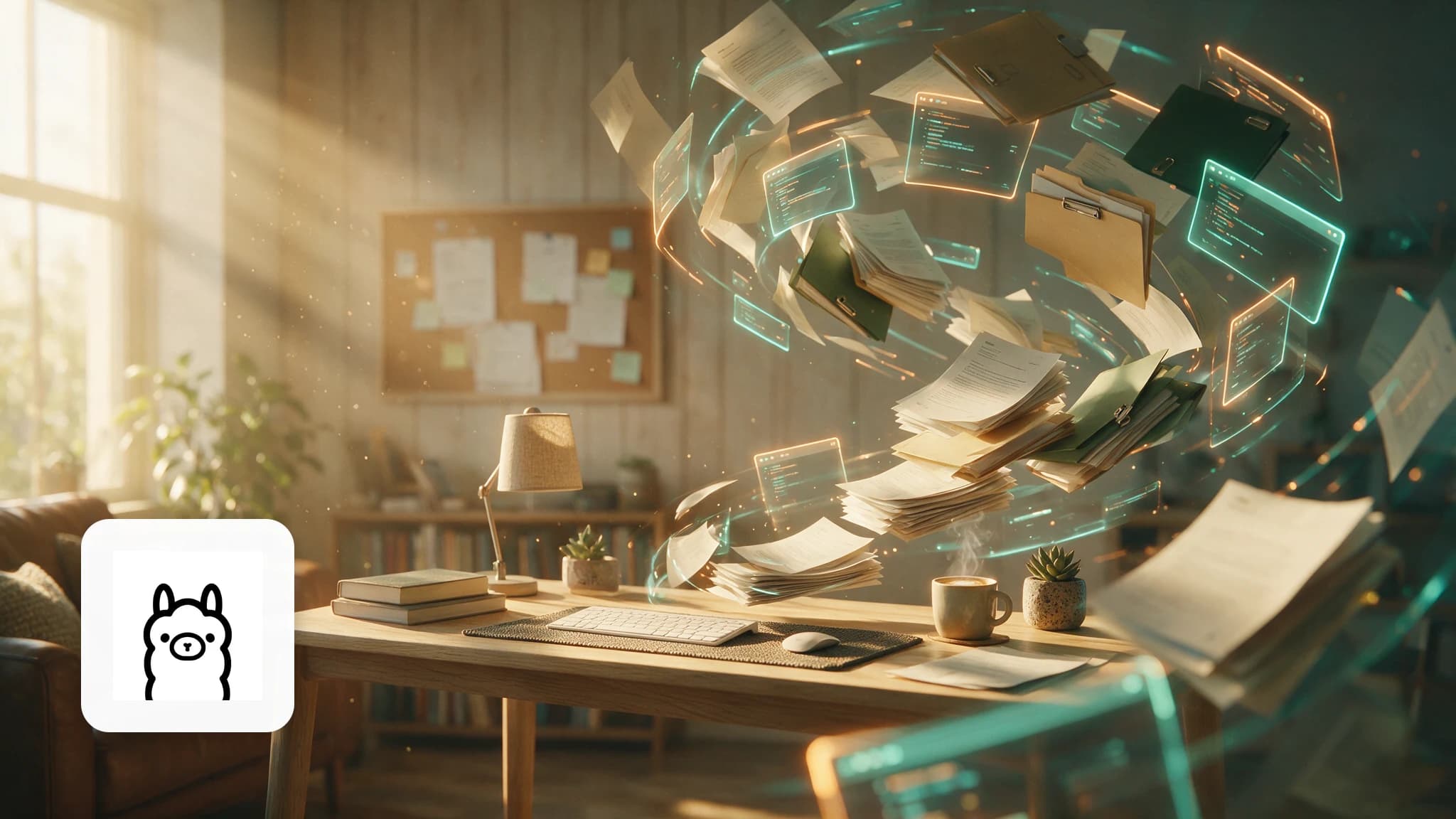 Cinematic local AI hardware illustration for: Ollama Agent Mode (2026): What Typing 'ollama' Does Now