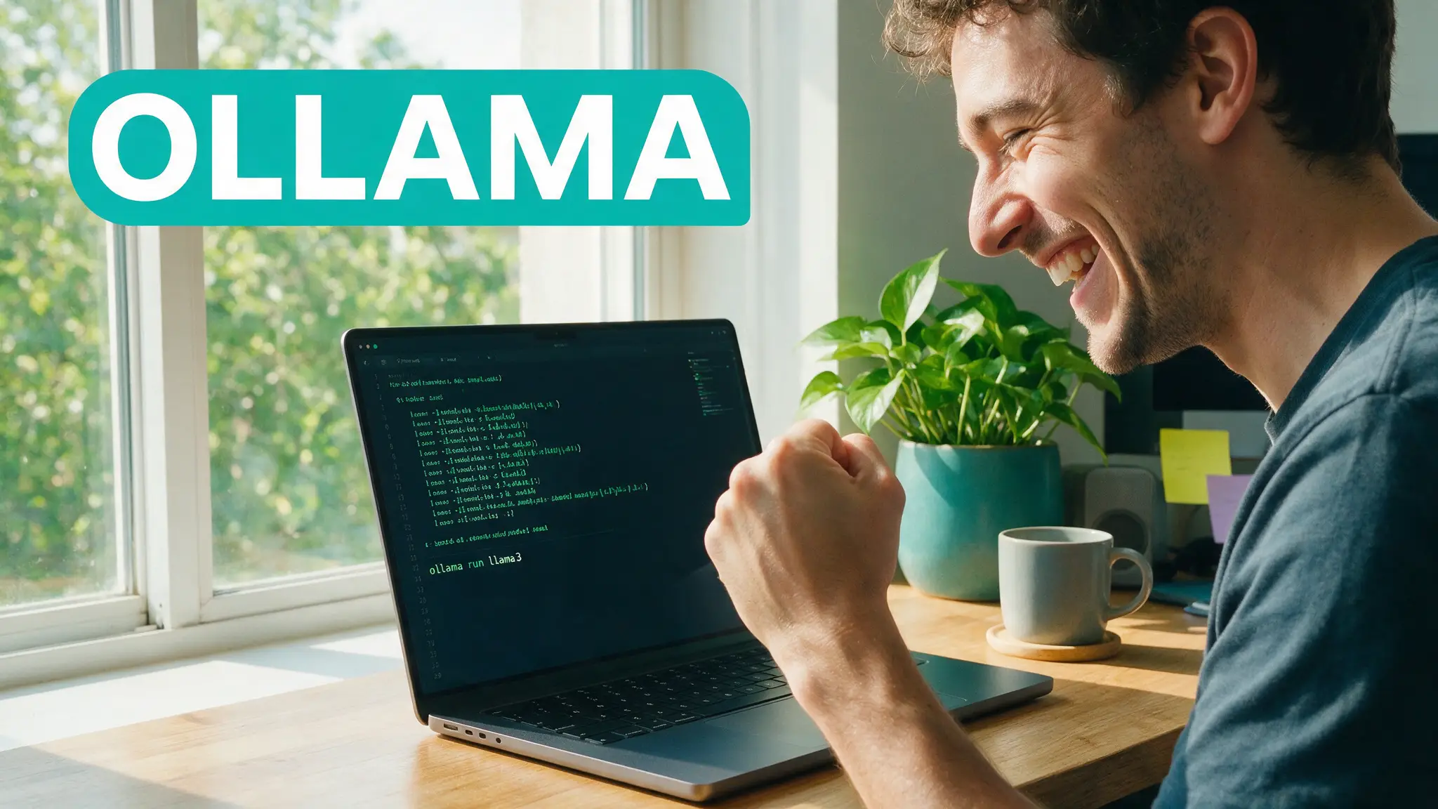 Cinematic local AI hardware illustration for: Ollama Complete Guide (2026): Install to Daily Use