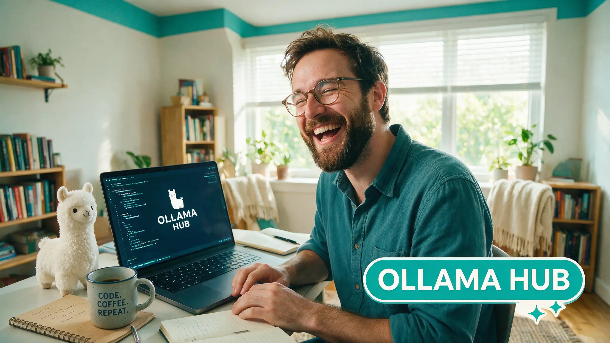 Cinematic local AI hardware illustration for: Ollama โ Tool Hub: Facts, Best Tutorials & Verdict