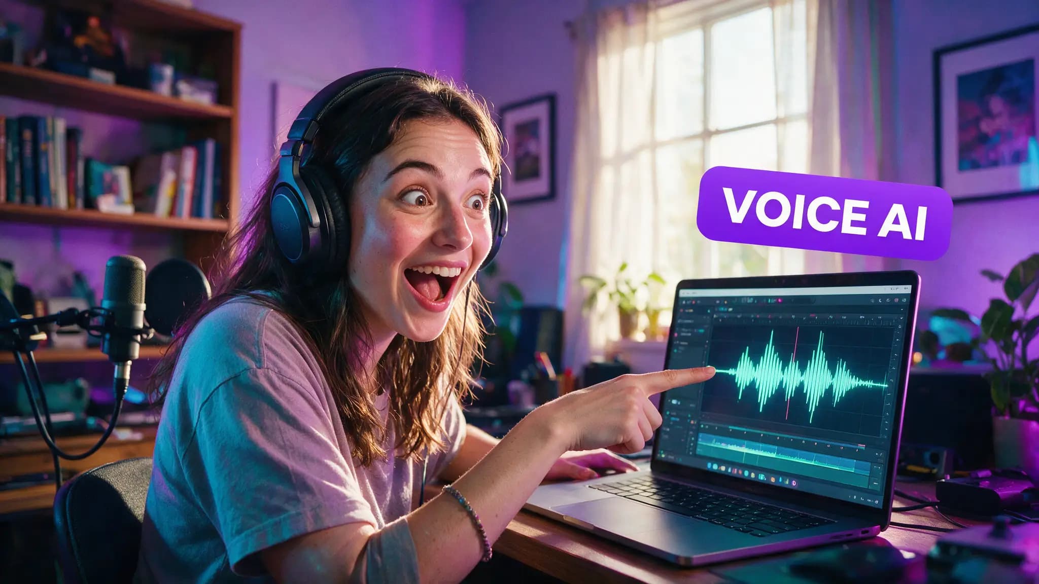 Cinematic AI audio production illustration for: Speechify Simba 3.2 vs ElevenLabs (2026): Which Voice Wins?