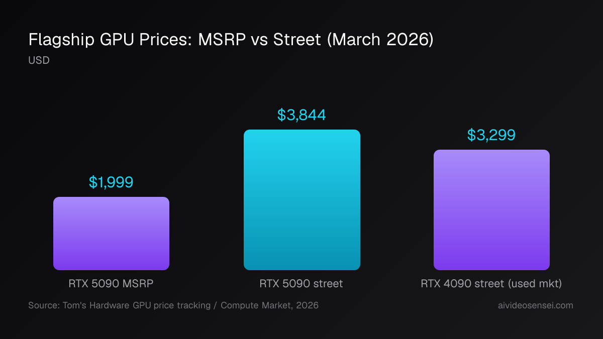 Flagship GPU street prices